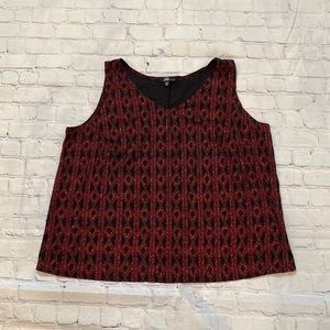 Jump apparel women’s glitter dress shirt- red